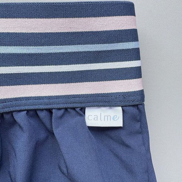 Calme Johnny Was Tennis Skirt Skort Women Large Blue Pleated Built In Shorts - Picture 4 of 14